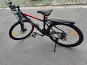 邦德·富士达 自行车男女成人24级变速山地车碟刹减震前叉青少年儿童越野单车 【26寸 钢架】 黑红色 实拍图