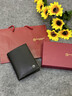 金利来（Goldlion）真皮男士钱包短款钱夹竖款头层牛皮超薄简约商务2026新款软皮夹男 黑色【官方授权-假一罚十】 实拍图