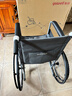 鱼跃(yuwell)轮椅车H051折叠老人轻便旅行手推车钢管免充气胎代步车 实拍图