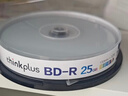 联想（Lenovo）BD-R 蓝光空白光盘/刻录盘 6-12速25GB 档案系列 桶装10片 可打印 实拍图