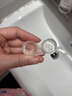 海昌H2O半年抛隐形眼镜2片装 透明近视眼镜 水润舒适 400度 实拍图