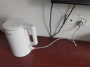 美的（Midea）电热水壶家用烧水壶泡茶0涂层食品级304不锈钢自动断电双层防烫全钢无缝1.5L大容量 MK-HJ1566 实拍图
