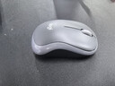 罗技（Logitech）M185鼠标 无线鼠标 办公鼠标 对称鼠标 黑色灰边 带无线2.4G接收器 实拍图