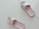 京东京造【抗菌皮纹拖】eva软弹拖鞋居家室内防臭浴室凉拖女士粉色39-40 实拍图