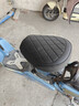 万仕龙电动车座套防水防晒适用雅迪爱玛台铃电瓶车坐垫套四季耐磨加厚座椅套 磨砂黑【前座套】 新国标通用 实拍图
