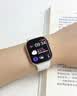 Apple/苹果WatchS11智能手表GPS+蜂窝款46毫米玫瑰金色铝金属表壳淡桃粉色运动型表带M/L-联通补贴 实拍图