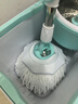 妙洁旋转拖把 共2头 38cm杆长129.5cm 懒人一拖净免手洗干湿吸水带桶 实拍图