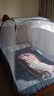 一棉缘（cottonfaith）免安装学生宿舍蒙古包家用子母床防摔蚊帐 上下铺通用0.9*1.9米 实拍图