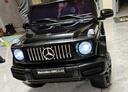 福儿宝奔驰授权大G儿童电动车玩具车可坐人四轮带遥控越野小孩宝宝送礼 四驱黑+减震器+后备箱+高低门+皮座+防爆软胎 实拍图