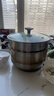 爱仕达（ASD）蒸锅双层不锈钢蒸锅 家用炖蒸煮一体汤锅 28CM大容量蒸笼QVL1528 实拍图