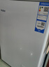海尔（Haier）142L单温冰柜小型家用小冰柜减霜一级能效冷藏冷冻转换深冷冷柜小冰箱BC/BD-142GHW9D国家补贴 实拍图