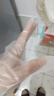 乌斯京一次性手套500只 抽取式食品级PE手套 塑料薄膜厨房卫生手套 实拍图