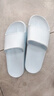 网易严选 EVA不臭脚玩趣彩虹拖鞋男女夏季浴室防滑情侣居家四季休闲 浅蓝色 37-38 女M 实拍图