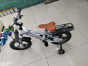 永久（FOREVER）儿童自行车3-6-10-12岁儿童单车男孩童车女童自行车 月光银 一体轮 后座版 14寸【适合身高90-125】 实拍图