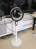 小米白【2026新款】空气循环扇家用电风扇静音立式落地风扇制冷空调卧室桌面台扇轻音宿舍床头智能遥控 白色机械款扁头(自动摇头) 实拍图