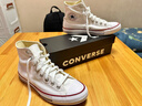 匡威（Converse）官方All Star经典帆布男女高帮休闲运动小白鞋101009 101009/白色 42 实拍图