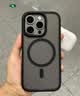 KEKLLE【肤感磁吸】适用iPhone15promax手机壳苹果15promax保护套无线充电磨砂防摔全包保护套 午夜黑 实拍图