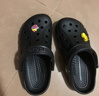 卡骆驰（CROCS）洞洞鞋贝雅男鞋女鞋轻便耐磨一脚蹬拖鞋休闲鞋|10126 黑色-001 41 /42(260mm) 实拍图