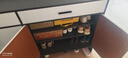 欧贸鞋柜家用门口2025新款进门一体靠墙简约多层家用收纳鞋柜玄关柜子 加厚板材140cm四门两抽星空灰 实拍图