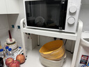 京东京造 微波炉置物架可伸缩架烤箱台面收纳架厨房烹饪器具[双层白色] 实拍图