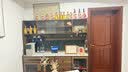 面具家私实木餐边柜靠墙一体储物置物柜岩板橱柜客厅新型中古风茶水咖啡柜 胡桃色 120*40*185cm 实拍图