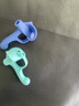 晨光（M&G）【开学文具】优握握笔矫正器 硅胶正姿铅笔套幼儿园小学生写字姿势纠正器 蓝绿2支装 实拍图