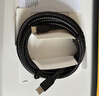 贝尔金（BELKIN）数据线 100W快充 Type-C充电线 PD快充 苹果笔记本电脑充电 ipad充电 2米编织线黑色 CAB014 实拍图