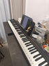 特伦斯电子琴88键折叠琴成人儿童初学电钢键盘教学乐器V10便携钢琴 V10典雅黑+延音踏板+原装琴包 实拍图