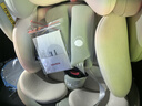 Heekin引领者儿童安全座椅汽车用0-12岁婴儿宝宝车载可坐躺智能通风加热 青提绿-基础版（单手旋转+不窝脖设计+175°大躺角） 实拍图