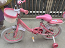 永久儿童自行车3-8岁小孩脚踏单车宝宝中大童女孩公主款童车 升级-白胎折叠】小猫粉+护具礼包 16寸 实拍图