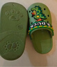 B.Duck小黄鸭童鞋儿童拖鞋男童透气洞洞鞋女童可爱家居鞋0954绿色22 实拍图