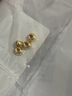 御邪黄金转运珠足金999路路通光面金珠手串串珠手链情人节礼物 3毫米特供/单颗（预订） 实拍图