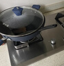 炊大皇炒锅不粘锅易洁轻油多用平底煎炒锅电磁炉通用炒菜锅32cmB50069 实拍图