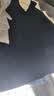 红蜻蜓（RED DRAGONFLY）针织衫男纯色简约百搭时尚舒适亲肤保暖毛衣假两件男上衣黑色XL 实拍图