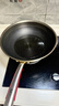 康巴赫炒锅不粘锅316L不锈钢炒菜锅32cm蜂窝平底煎炒锅电磁炉燃气灶通用 实拍图