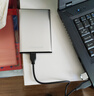 黑甲虫 (KINGIDISK) 500G USB3.0 移动硬盘 SLIM系列 2.5英寸 珍珠银 9.5mm金属纤薄 抗震抗压 SLIM500 实拍图