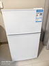 新飞（Frestec）小冰箱 冰箱小型双开门 迷你双门家用宿舍租房冷藏冷冻电冰箱节能省电 48L白【一级能效+租房神器】升级款 实拍图