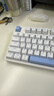 京东京造J104有线机械键盘gasket结构18键热插拔客制化背光S茶轴透光键帽 双侧RGB 游戏办公 海盐芝士 实拍图