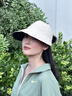 UKKNZZ空顶鸭舌帽女夏季薄款双面戴可折叠扎高马尾防晒防紫外线遮阳帽子 黑色·米白 【可扎马尾  可挂口罩】 均码（54-59cm） 晒单实拍图