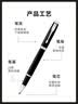 派克（PARKER）宝珠笔 圆珠笔商务送礼 男女学生练字文具套装礼品 IM深邃黑白夹宝珠笔 开学季教师节礼物 实拍图