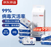 京东京造杀菌湿巾80片*4包 消毒湿纸巾无酒精湿纸巾可灭活病毒率99%  实拍图