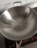 凌丰（LINKFAIR）316L不锈钢炒锅炒菜锅无涂层不易粘锅少油烟电磁炉煤气灶适用 魅思系列 32cm 实拍图
