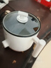 美的（Midea）电煮锅 宿舍小电锅 电蒸锅 学生寝室一体泡面小火锅电煮锅 多功能锅 电热锅 XZE1613 配蒸笼 1.7L 实拍图