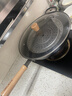 炊大皇炒锅不粘家用厨房炒菜老式精铁燃气适用无涂层大铁锅极铁锅34cm 实拍图