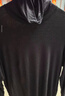 优衣库男装HEATTECH EXTRA WARM混纺两翻领T恤9分袖9%羊绒481442 487484/09黑色 M 实拍图