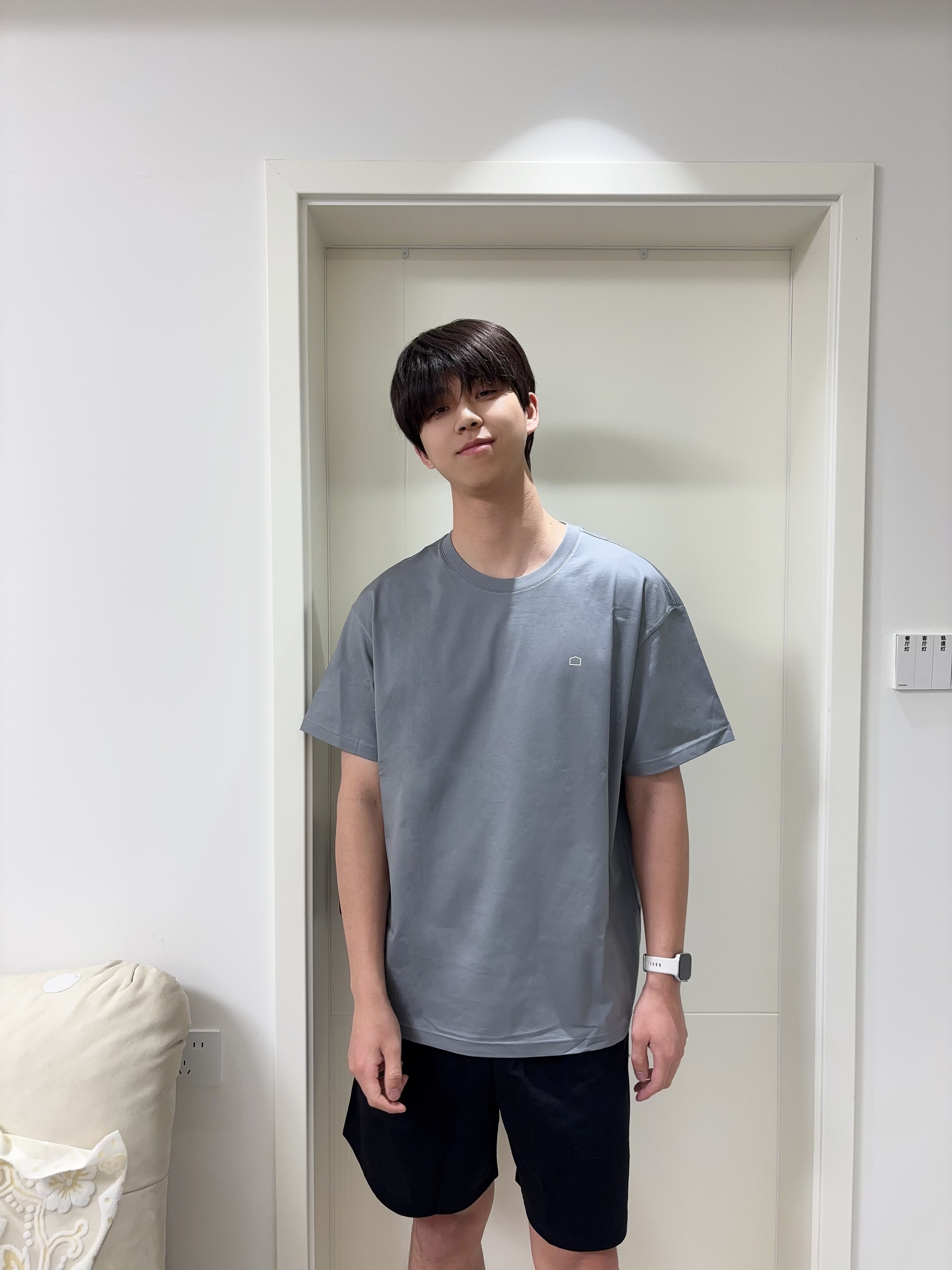 蕉内【王一博同款】305H睡衣男士纯棉春夏季100%棉短袖情侣家居服套装 实拍图