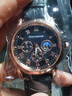 【网红爆款】商务腕表石英运动表休闲皮带男女手表 合金黑色【升级】 实拍图