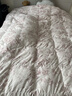 水星家纺羽绒被95%白鹅绒被子冬季加厚冬被芯双人南法系列200×230cm1000g 实拍图