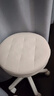卓博凳子吧台椅升降椅美容凳滑轮凳转椅圆凳椅子BT33米白 实拍图
