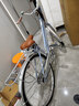 凤凰 自行车男女脚踏代步单车成人轻便学生车城市复古通勤休闲车 青柠 26寸单速蓝色 实拍图